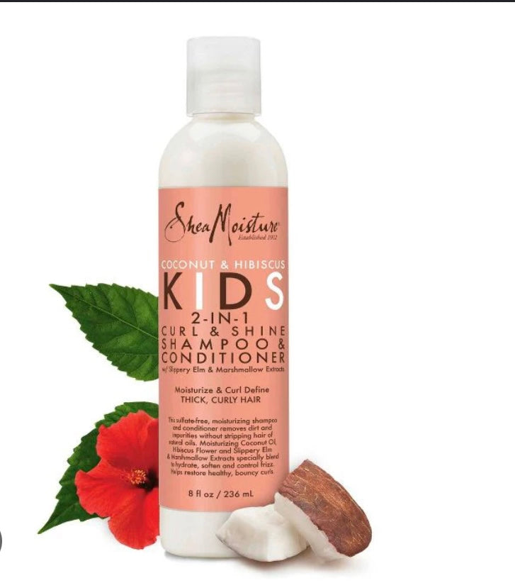 SheaMoisture Kids 2-in-1 Curl & Shine Shampoo + Conditioner