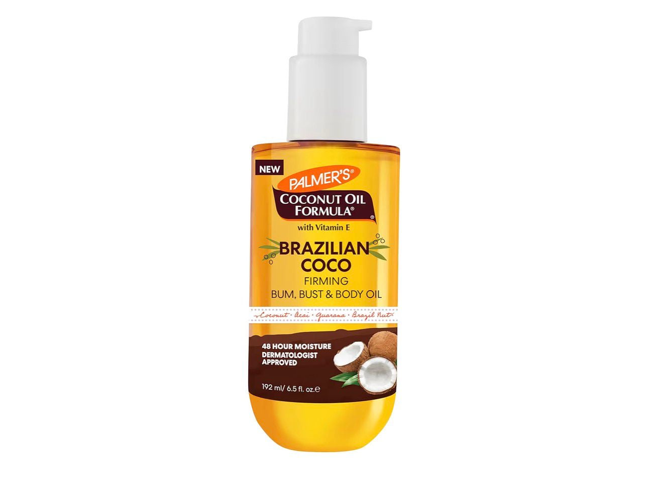 Palmer’s Coconut Oil Formula with Vitamin E Brazilian Cocoa Firming Bum,Bust, & Body Oil