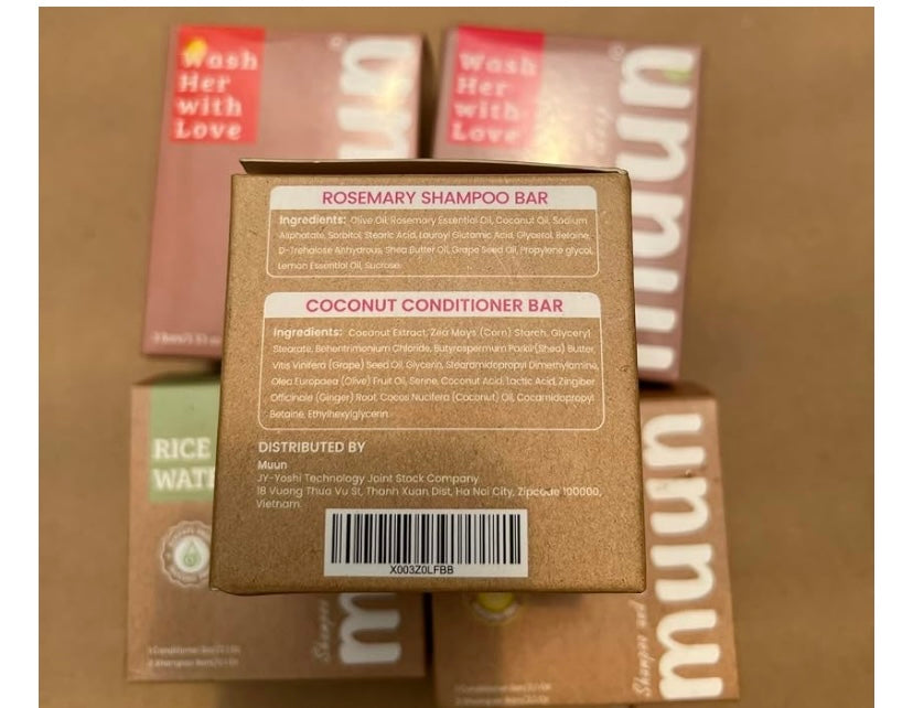 Muun Rosemary Shampoo Bar for Hair Growth & Regrowth