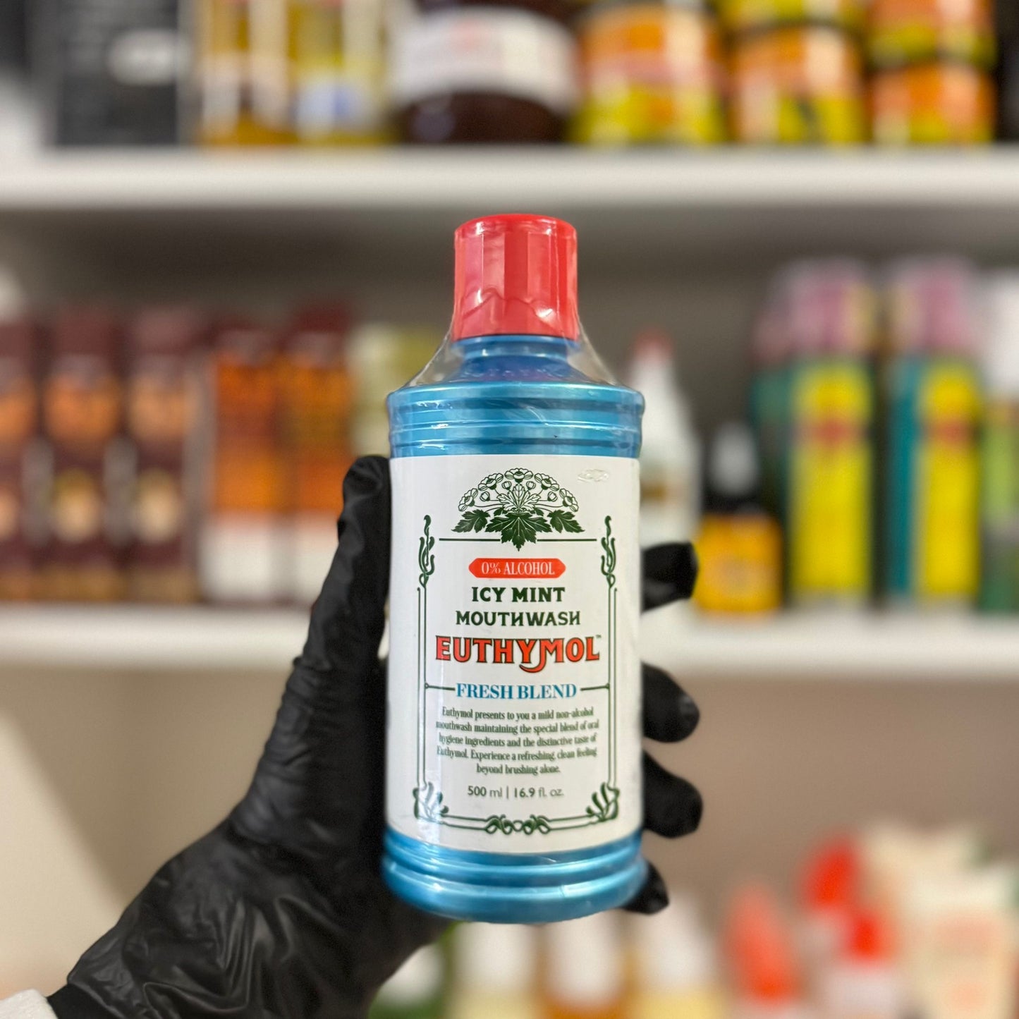 Euthymol Fresh Blend Ice Mint Mouthwash – 0% Alcohol