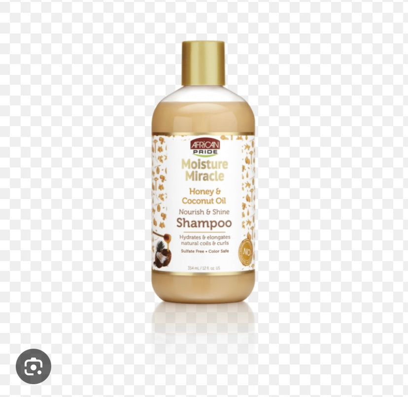 African Pride Moisture Miracle Honey & Coconut Oil Shampoo