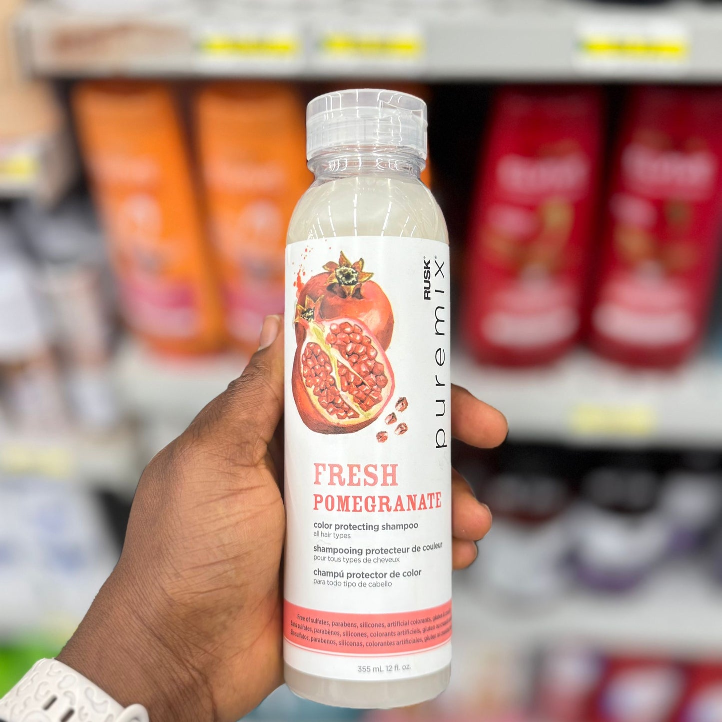 Risk Pure Mix Fresh Pomegranate Color Protecting Shampoo
