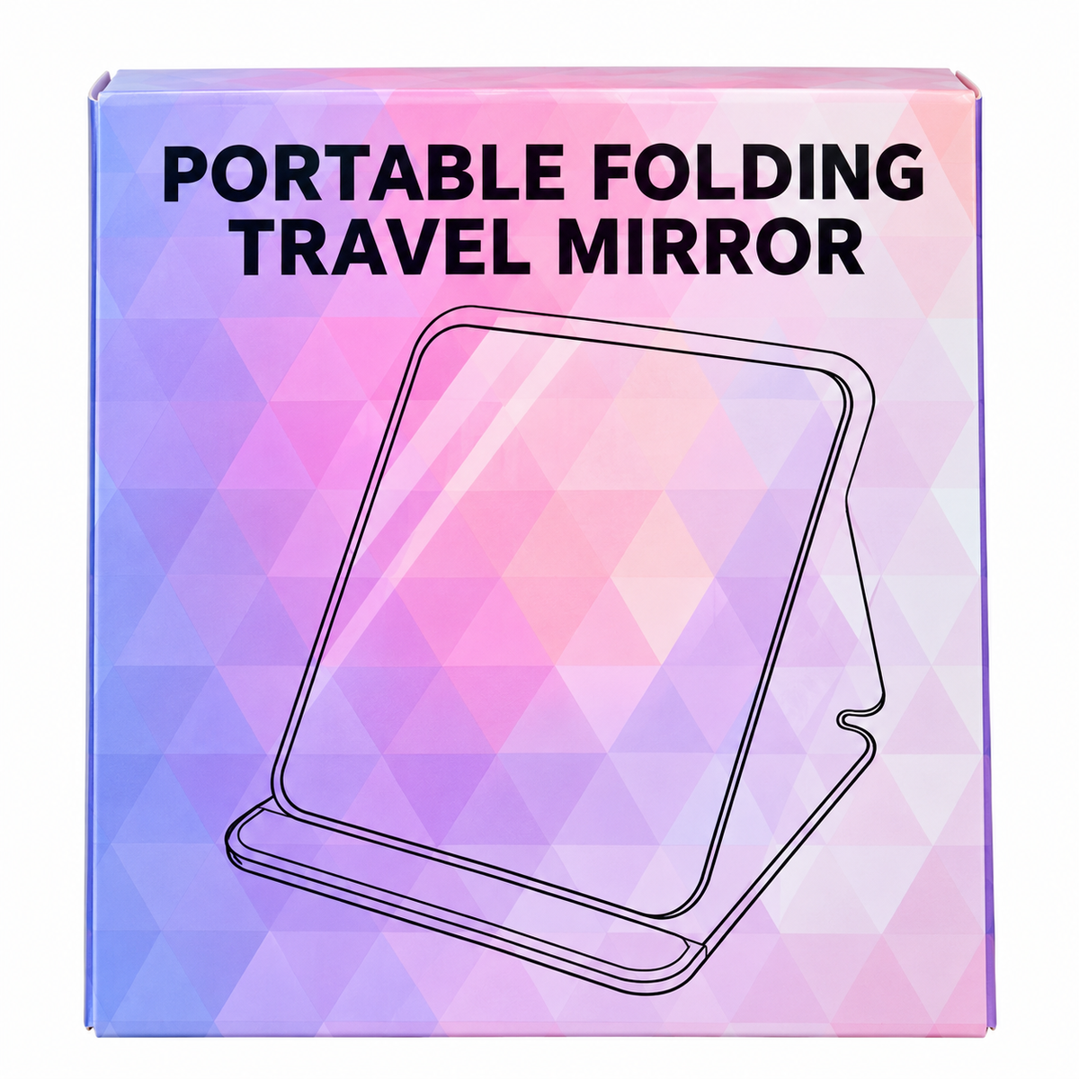 Portable Folding Travel Mirror