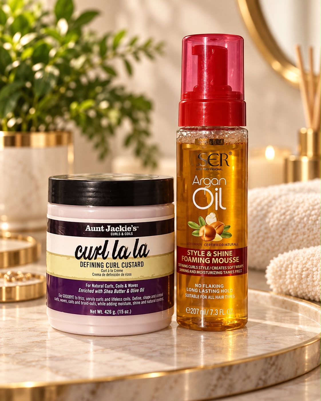 Curl Definition & Shine Styling Combo