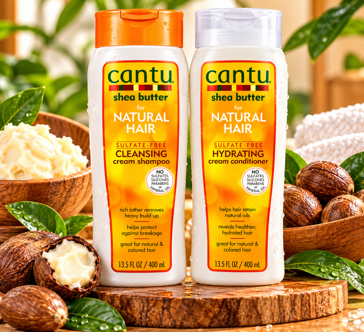 Cantu Natural Hair Shampoo & Conditioner Range