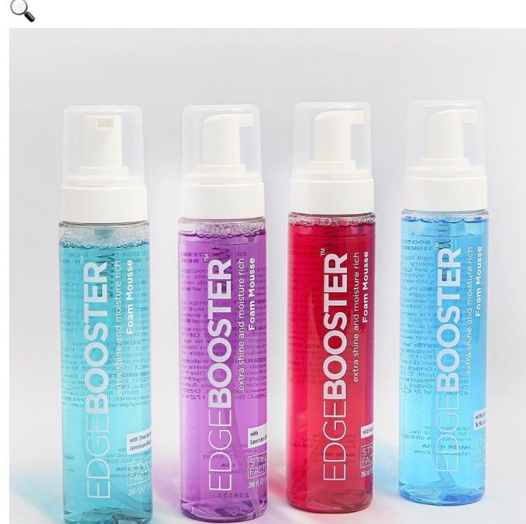 STYLE FACTOR EDGE BOOSTER EXTRA SHINE AND MOISTURE RICH FOAM MOUSSE