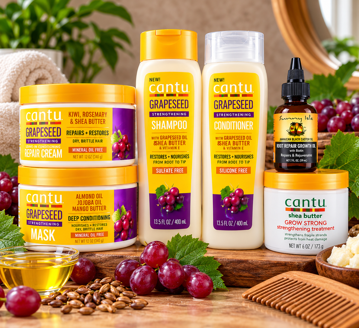 Grapeseed Starter Hair Growth Package