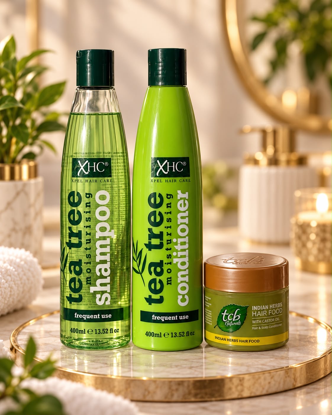 Tea Tree Scalp Care & Nourishing Hair Combo