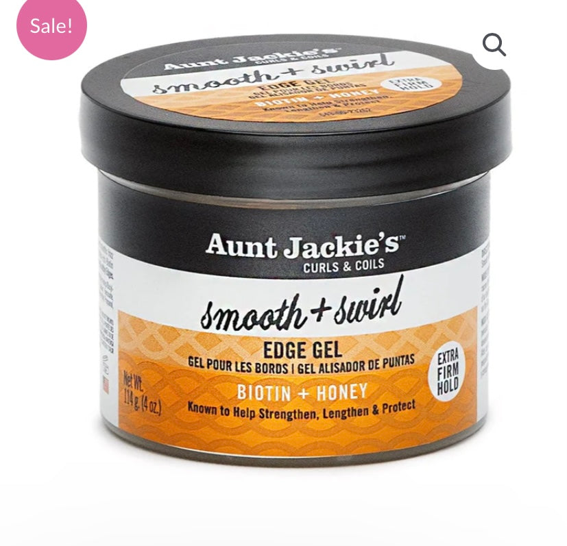 AUNT JACKIE’S SMOOTH + SWIRL EDGE GEL WITH EXTRA FIRM HOLD 4OZ