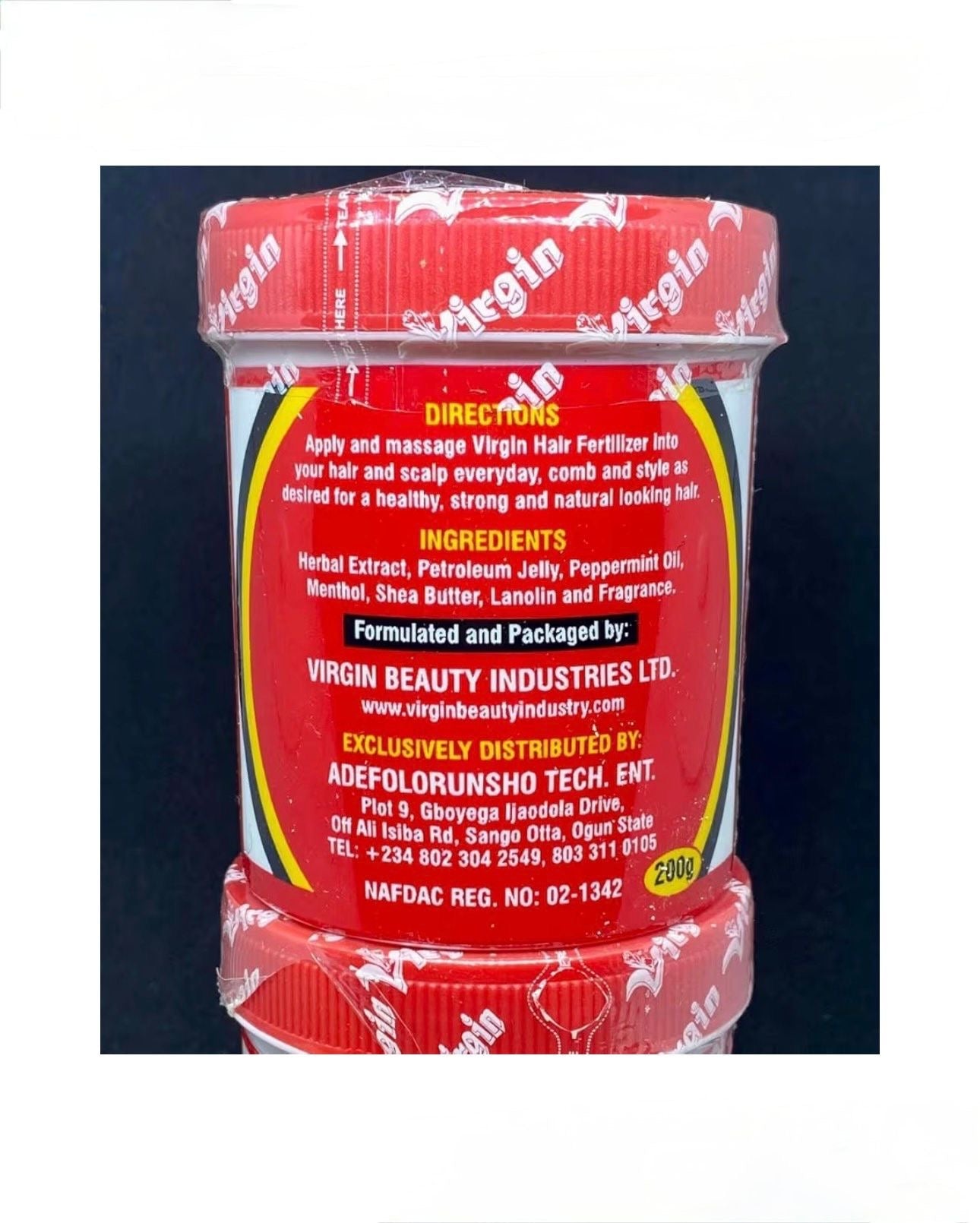Virgin Hair Fertilizer Anti-Dandruff Hair Conditioning Cream