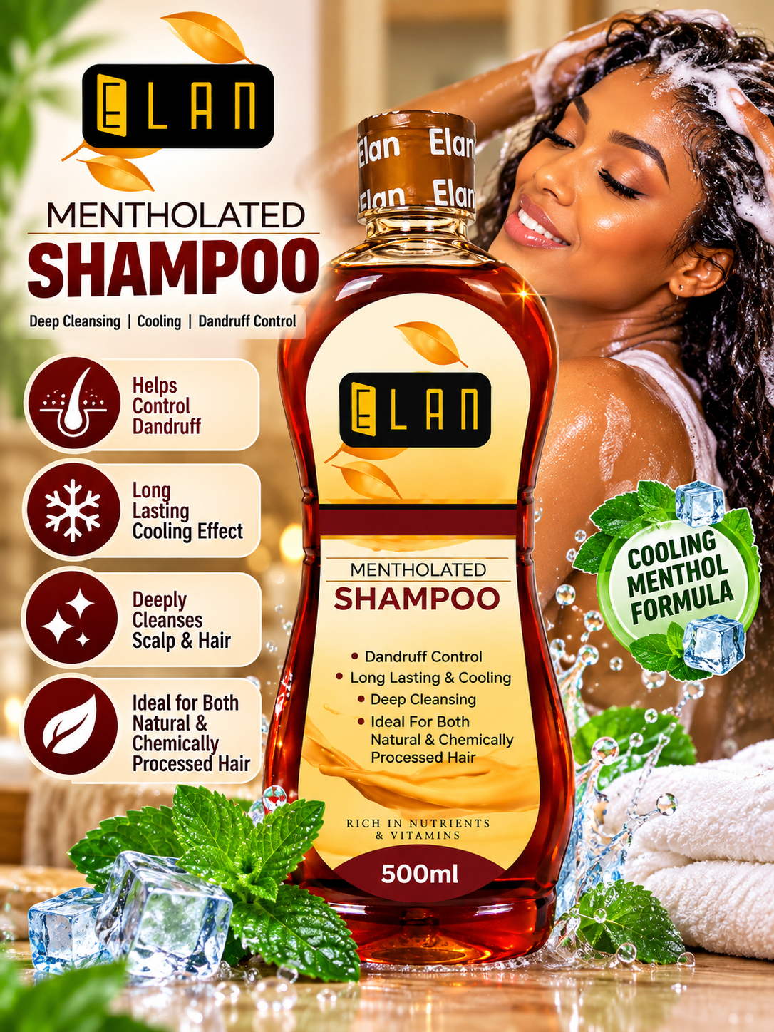 Elan Mentholated Shampoo