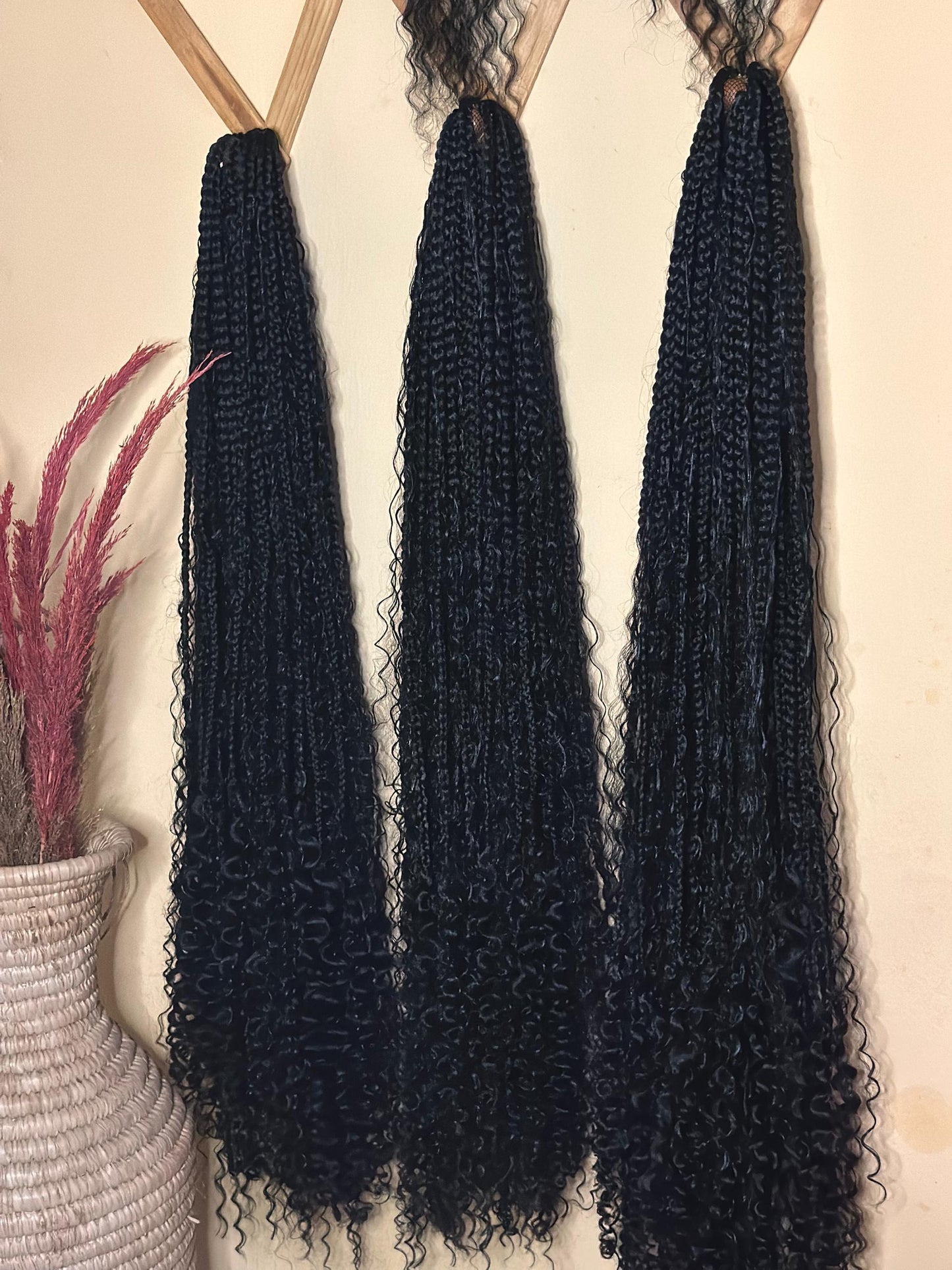 BOHO BRAIDED PONYTAIL