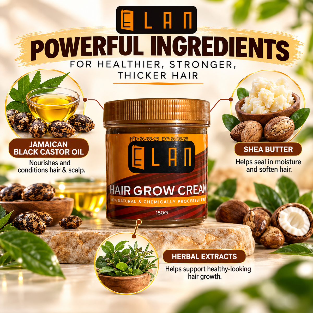 ELAN Hair Grow Cream