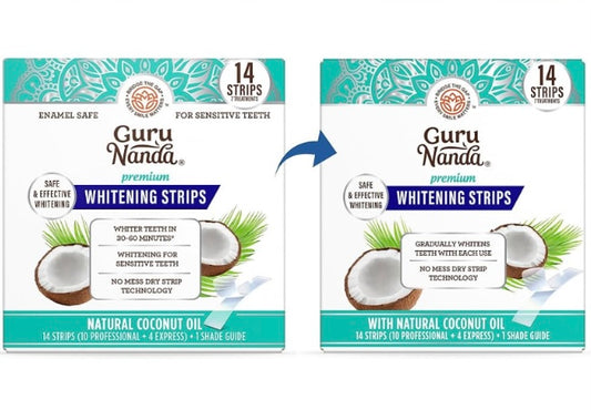 GuruNanda Premium Whitening Strips – 14 Strips