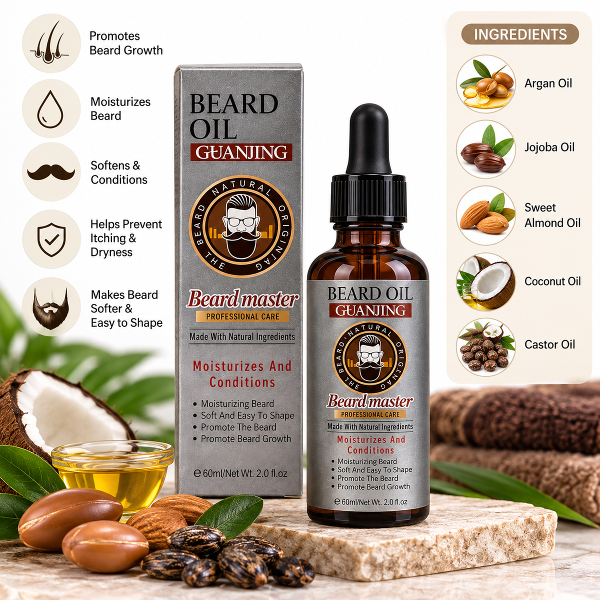 GUANJING Beard Oil
