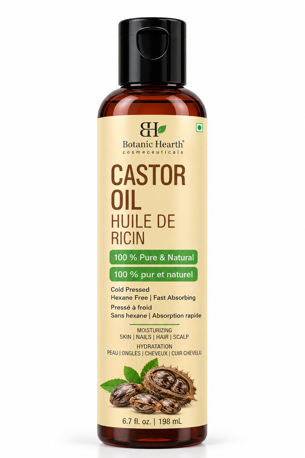 Botanic Hearth Castor Oil – Huile de Ricin