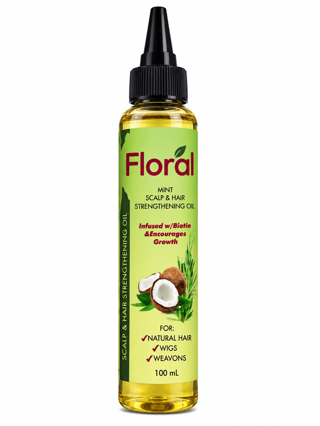 Floral Mint Scalp & Hair Straightening Oil