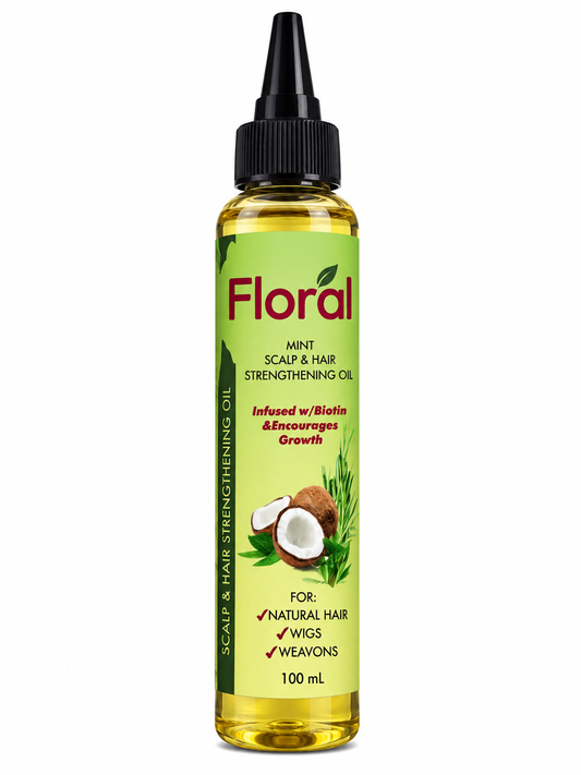 Floral Mint Scalp & Hair Straightening Oil