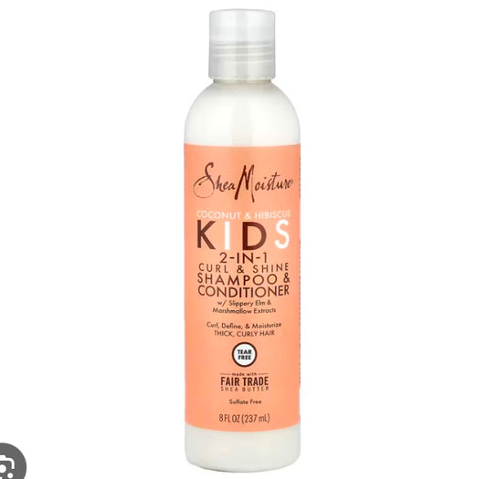 SheaMoisture Kids 2-in-1 Curl & Shine Shampoo + Conditioner