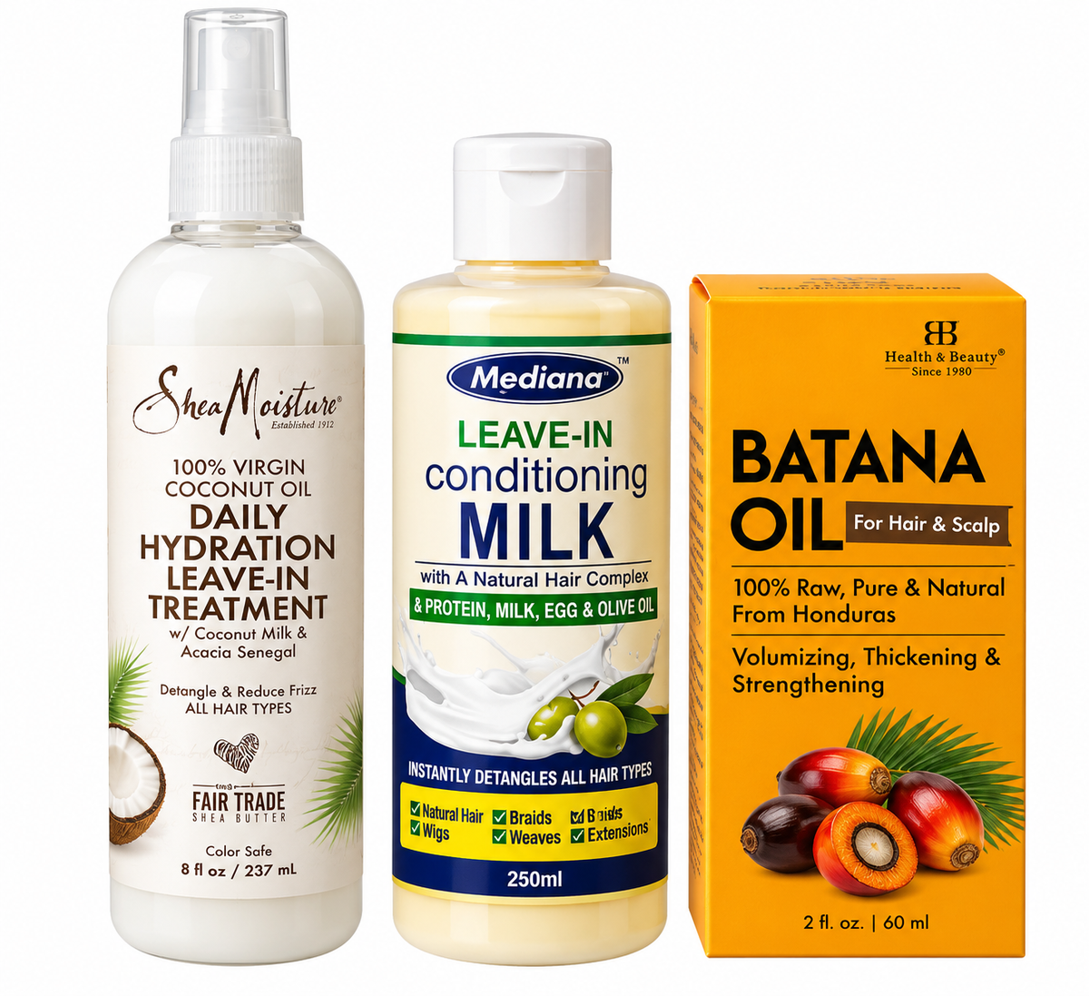 Dry Hair Rescue Combo: Best for dry, rough, dull, and dehydrated hair.