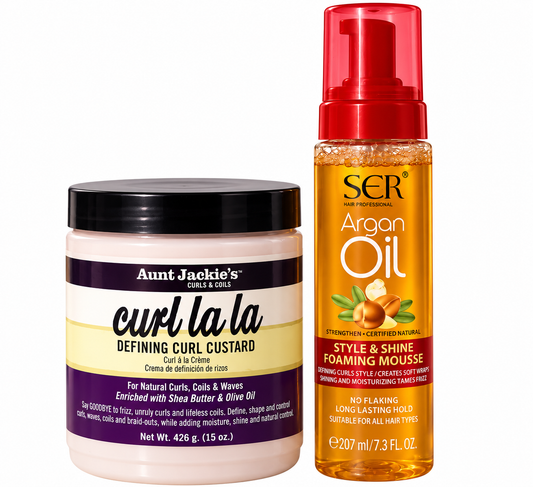Curl Definition & Shine Styling Combo