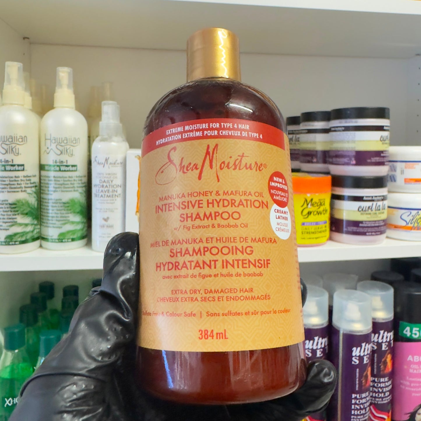 The SheaMoisture Manuka Honey & Mafura Oil Intensive Hydration Shampoo