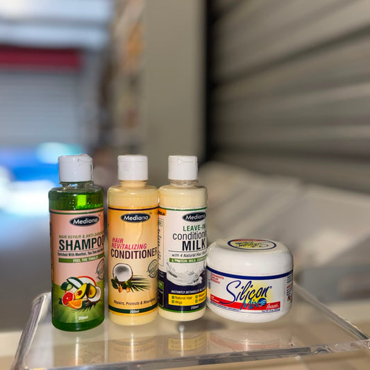 Wash Day Essentials Combo:Best for a complete weekly wash day routine for clean, hydrated, and healthy-looking hair.