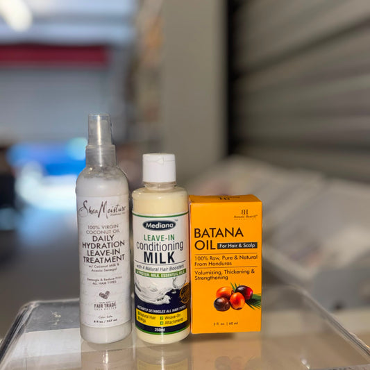 Dry Hair Rescue Combo: Best for dry, rough, dull, and dehydrated hair.
