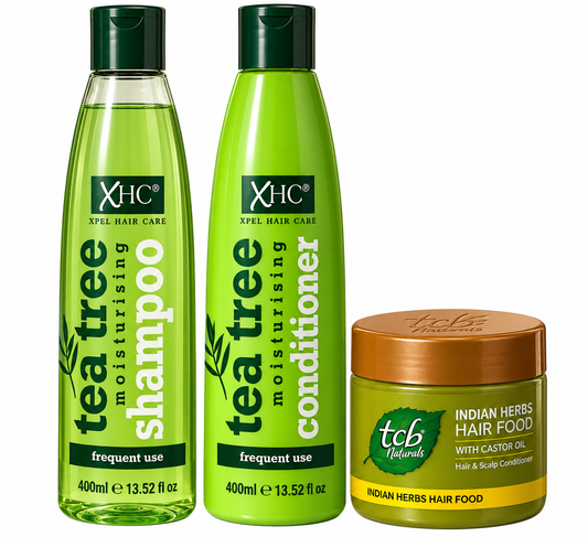 Tea Tree Scalp Care & Nourishing Hair Combo