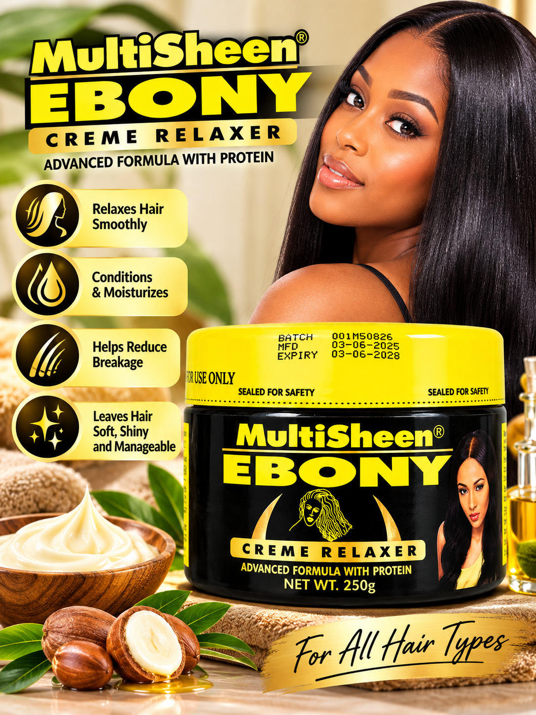 Multi Sheen Ebony Creme Relaxer
