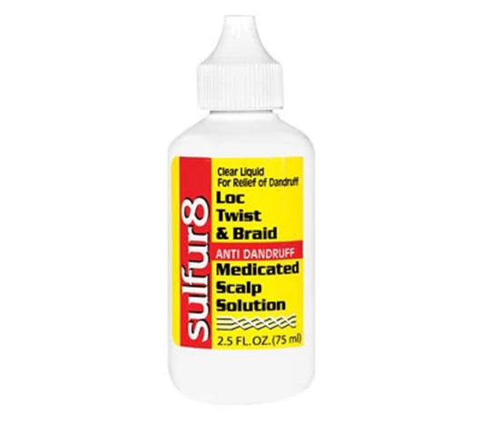SULFUR8 LOC TWIST & BRAID ANTI-DANDRUFF MEDICATED SCALP SOLUTION 2.5OZ