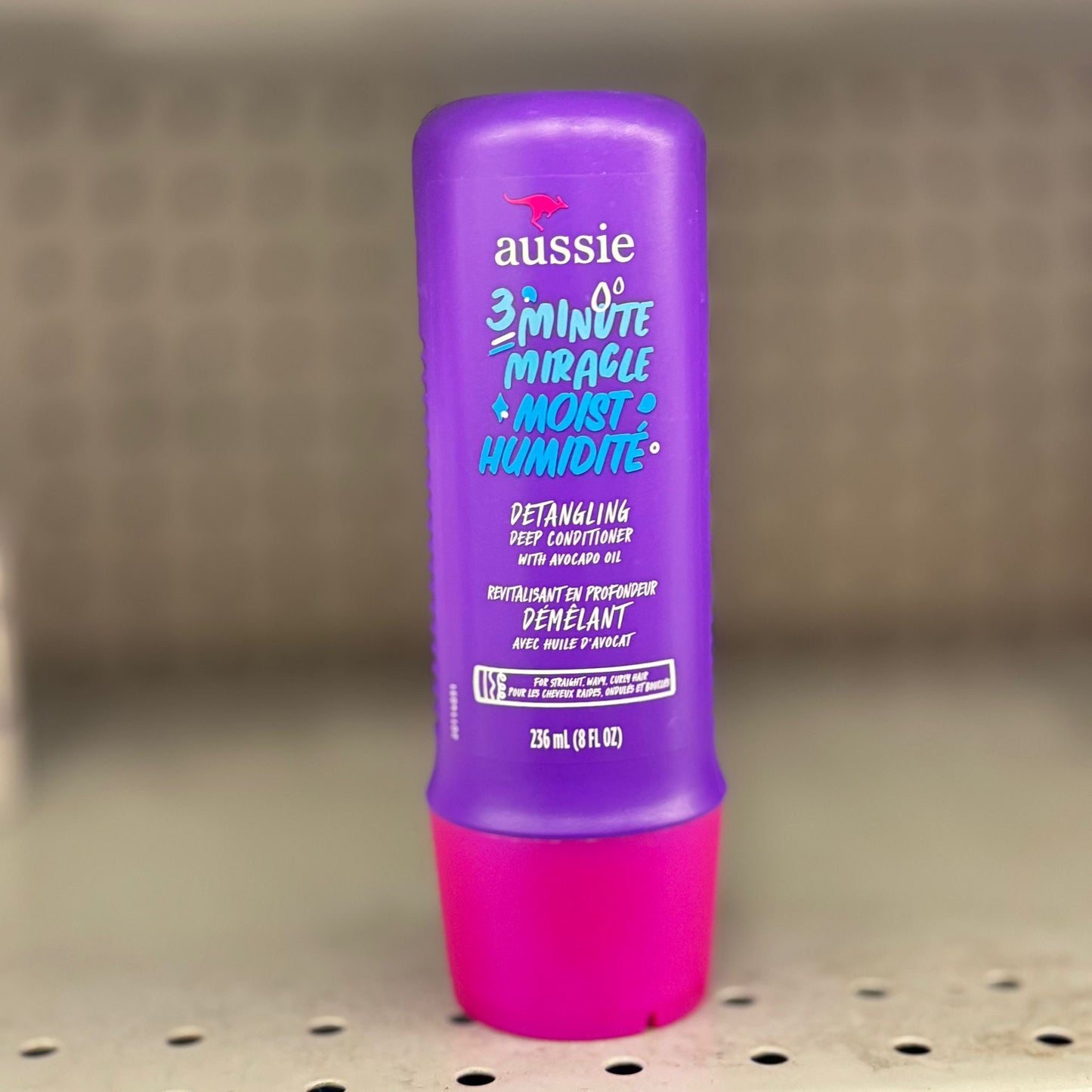 Aussie 3 Minute Miracle Moist (Humidité) Detangling Deep Conditioner – Avocado Oil Infusion