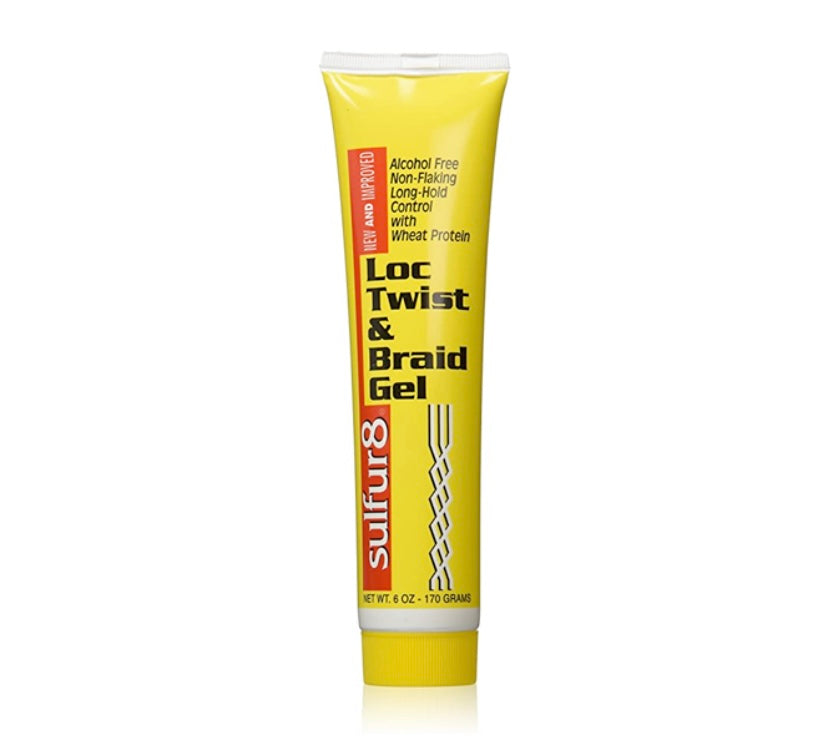 SULFUR8 LOC, TWIST & BRAID GEL 6OZ