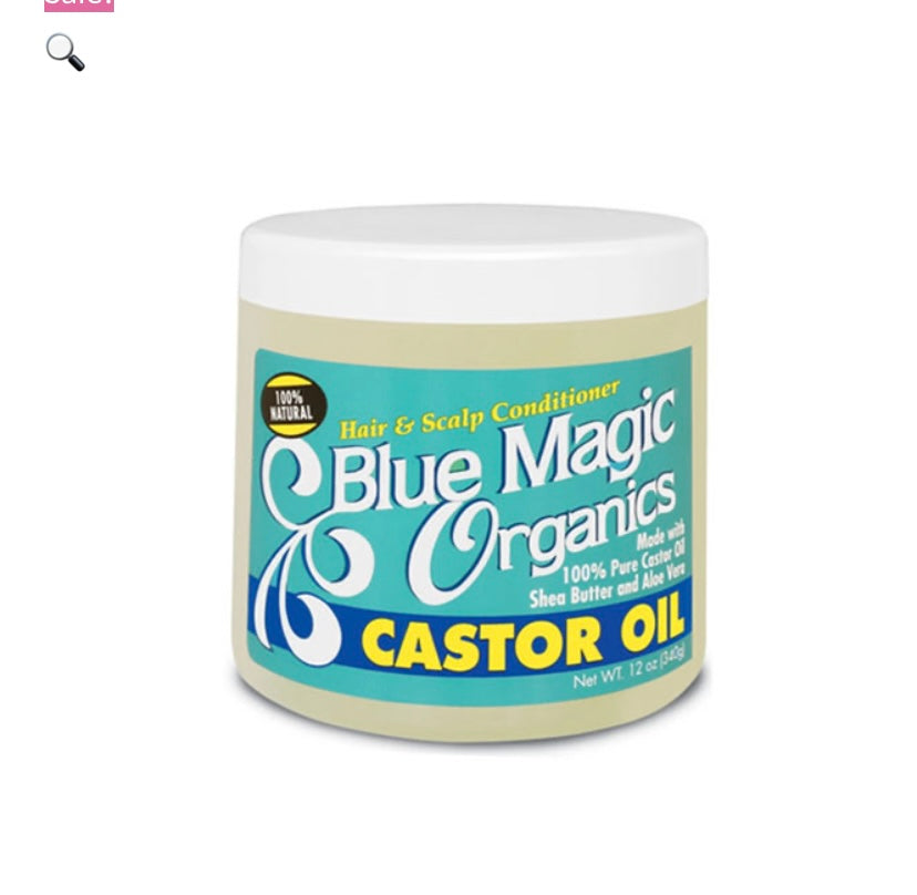 BLUE MAGIC ORGANICS CASTOR OIL 12OZ
