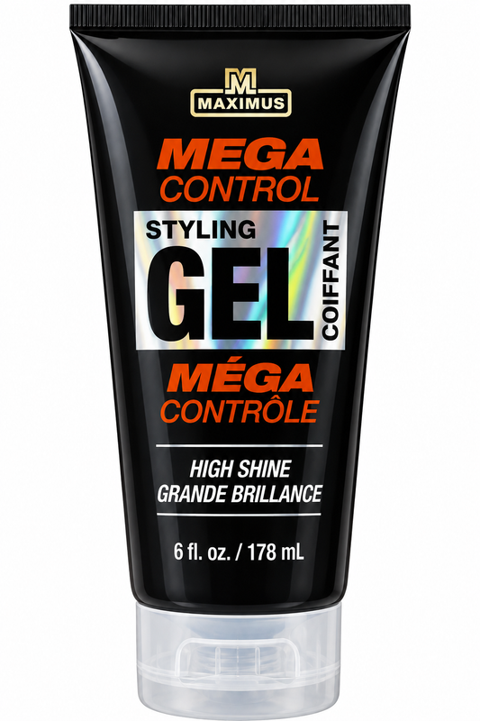 Maximus Mega Control Styling Gel – Extreme Hold & All Day Definition
