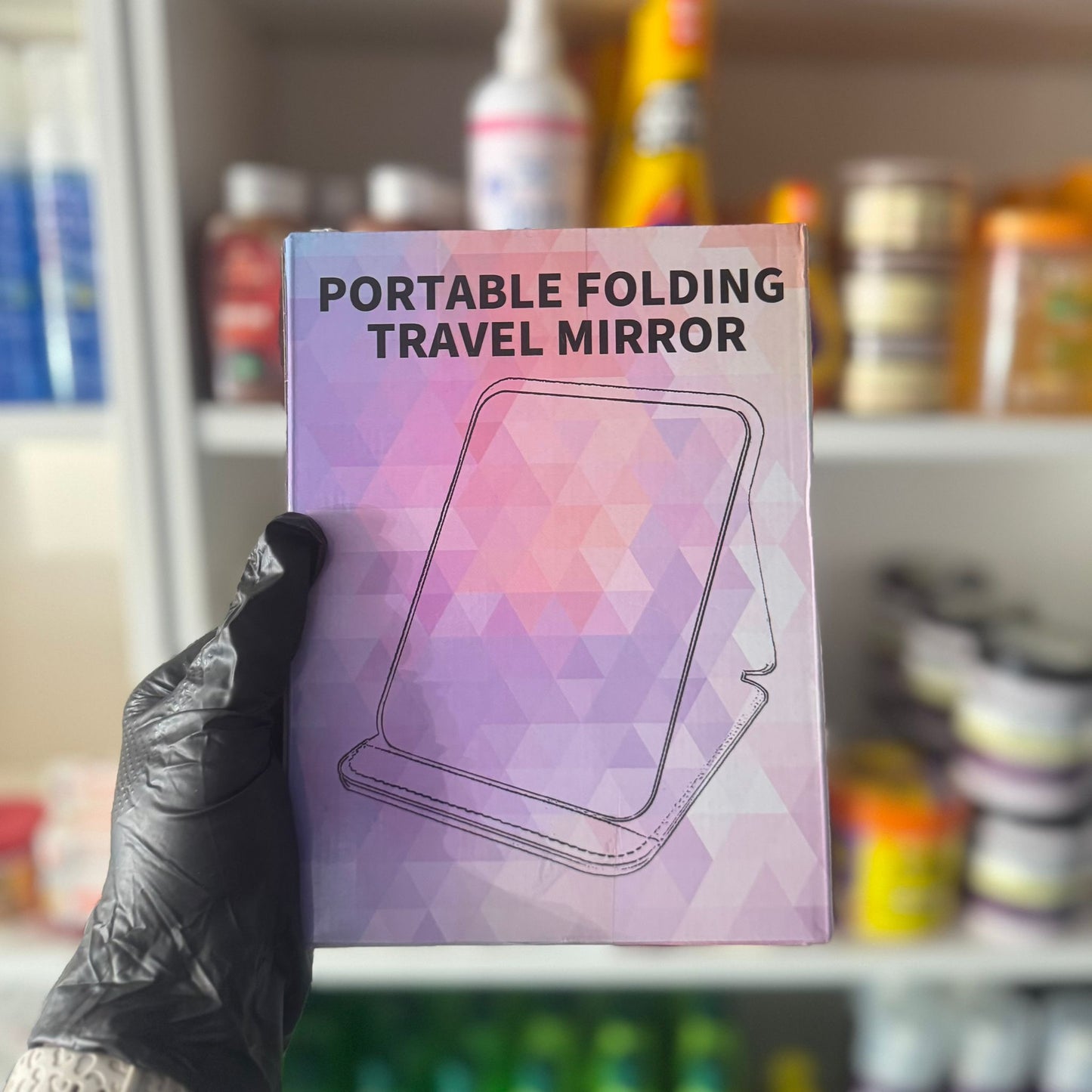 Portable Folding Travel Mirror