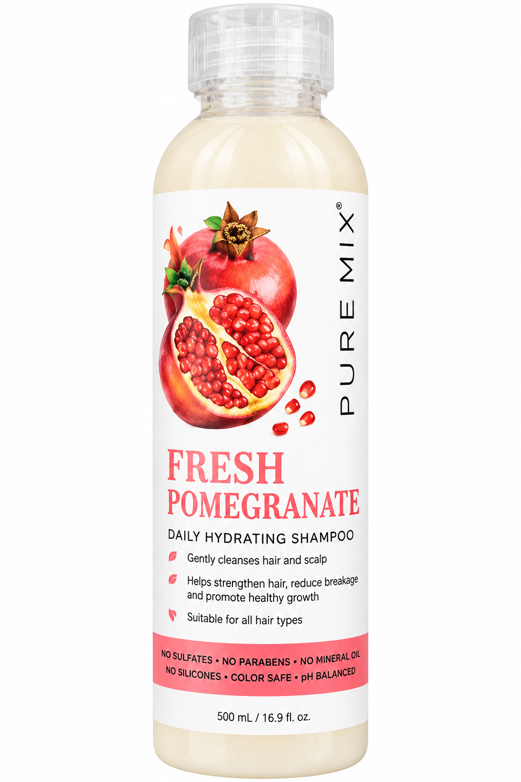 Risk Pure Mix Fresh Pomegranate Color Protecting Shampoo