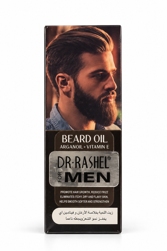 Dr. Rashel Beard Oil – Argan Oil + Vitamin E for Men