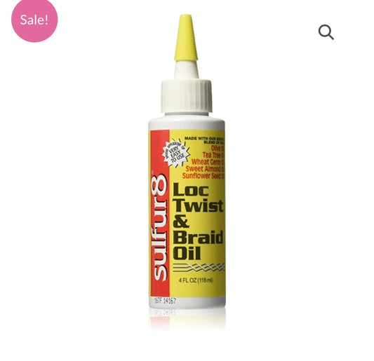 SULFUR8 LOC TWIST & BRAID OIL 4oz