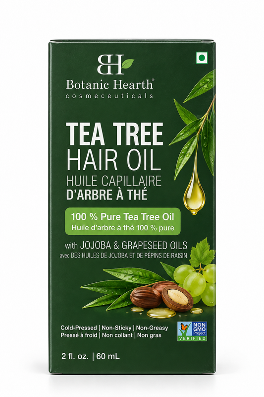 Botanic Hearth Tea Tree Oil with Jojoba & Grapeseed Oils