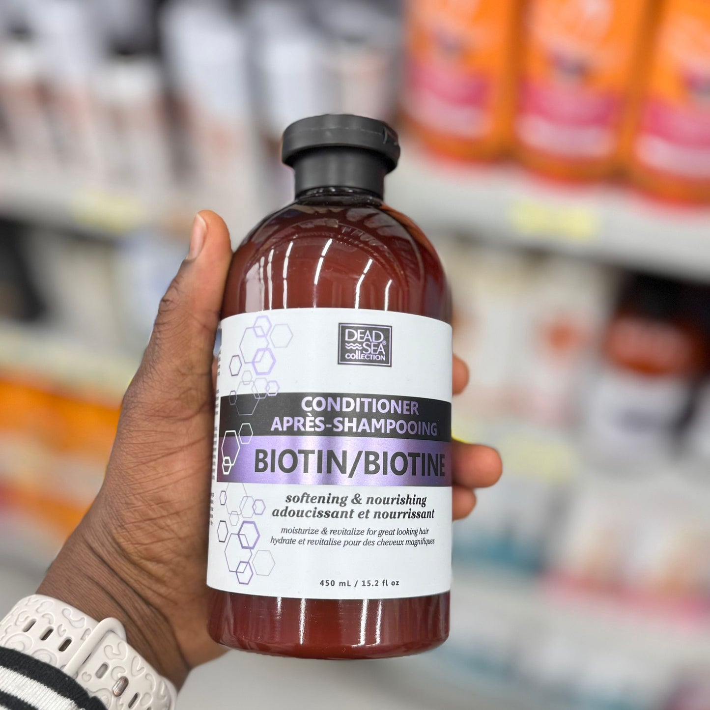Dead Sea Collection Biotin Shampoo – Softening & Nourishing