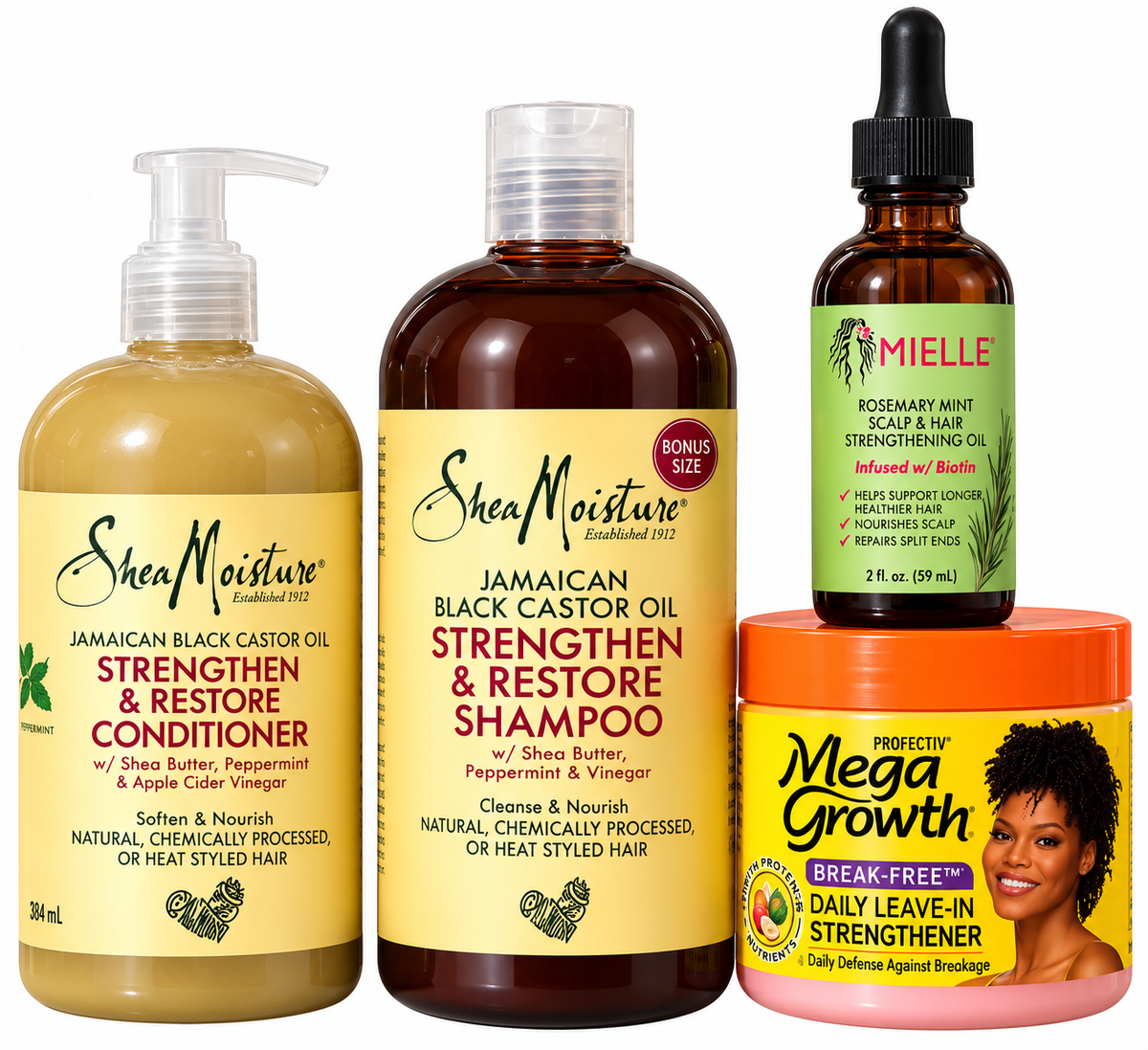 Hair Strengthening & Breakage Care Combo 💛