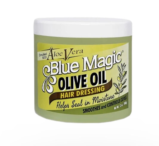 BLUE MAGIC OLIVE OIL HAIR DRESSING 12 OZ