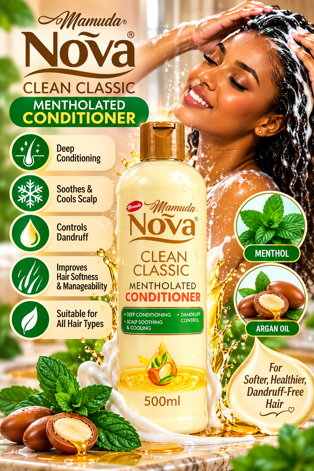 Mamuda Nova Clean Classic Mentholated Conditioner