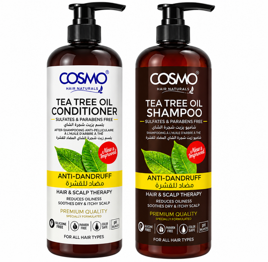 Cosmo Tea Tree Anti-Dandruff Shampoo & Conditioner Sets 🌿