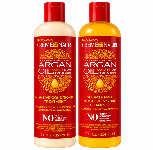 Creme of Nature Argan Oil Shampoo & Intensive Conditioning Treatment Set