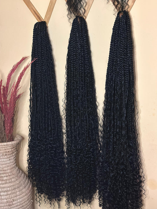 BOHO BRAIDED PONYTAIL